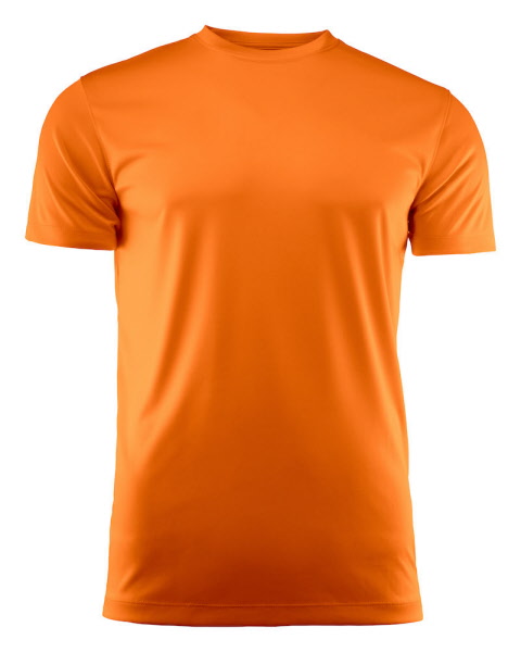 Verdeel Dwingend Slank T-shirt Run, unisex, ronde hals, fel-oranje